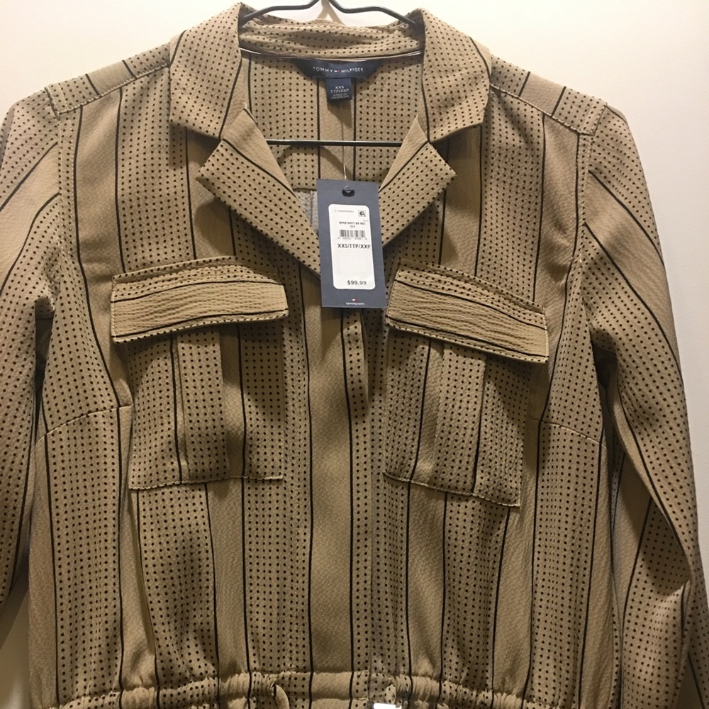NWT Black & Tan Tommy Hilfiger dress size XXS